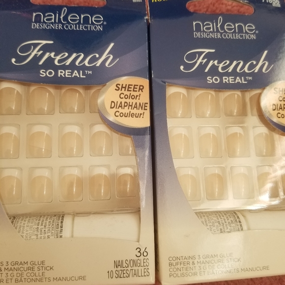 SOLD - BOGO50 - X2 Nailene French nails set - Picture 2 of 2